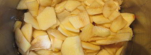 яблочный кисель с белым вином. Шаг 3