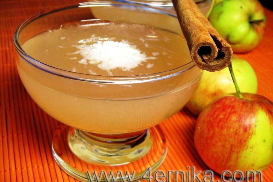 Рецепт яблочного киселя