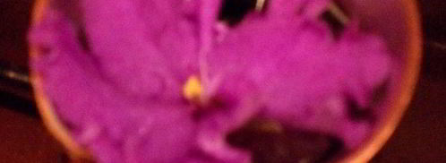 фиалковый кофе в сладкой кружке. Шаг 7