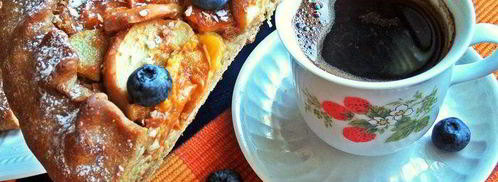 галета по-летнему на кофейном тесте. Шаг 21