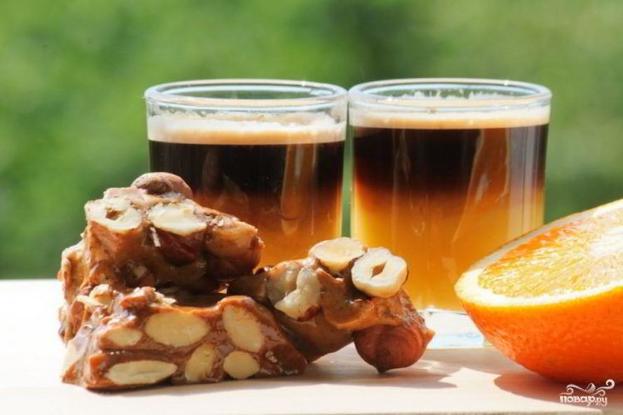 Рецепт кофе с апельсиновым соком