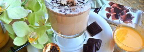 кофе с молоком и яичным ликером. Шаг 13