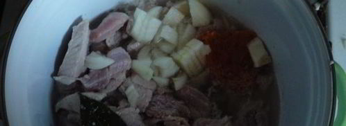 мясо, тушеное в кофе. Шаг 3