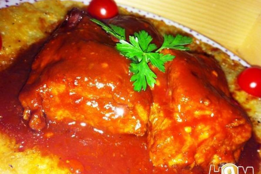 Рецепт свиных ребер в кофейном соусе