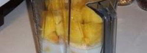 коктейль ананасовый шейк. Шаг 5