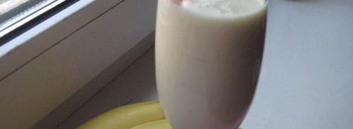 коктейль банановый взрыв. Шаг 4