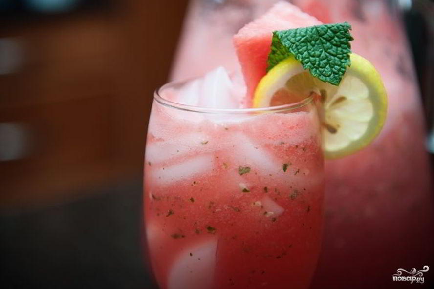 Рецепт коктейля из арбуза