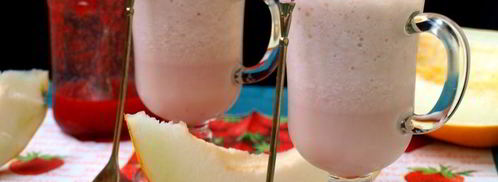 дынно-клубничный коктейль. Шаг 6