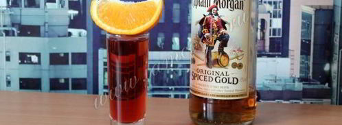 коктейль с вишневым соком ромовый закат. Шаг 7