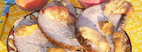 запеченная телятина с вином и персиками. Шаг 8