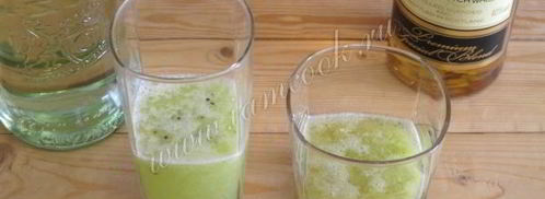 коктейль из киви и винограда. Шаг 5