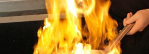 морская рыба фламбе с виски и грушей. Шаг 12