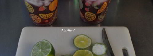 клюквенно-малиновый коктейль. Шаг 3