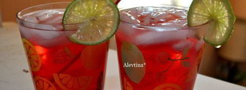 клюквенно-малиновый коктейль. Шаг 4