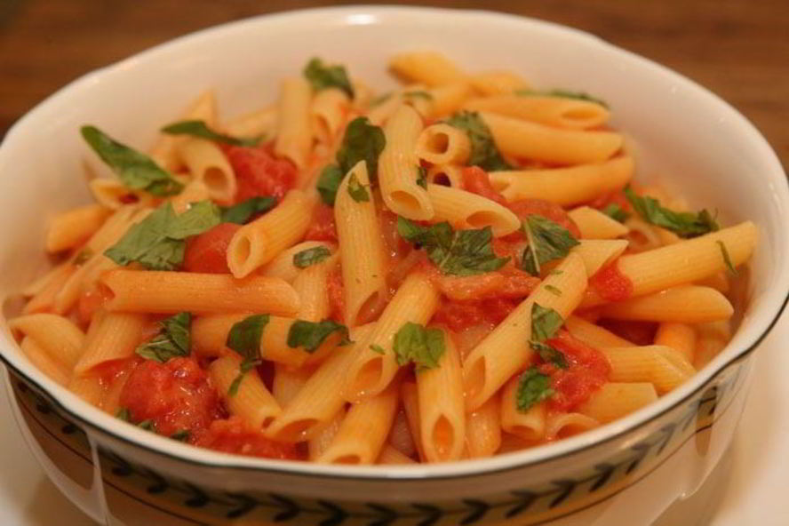 Рецепт макарон с водкой