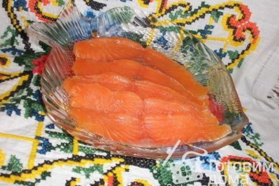 Рецепт малосольных форель с водкой