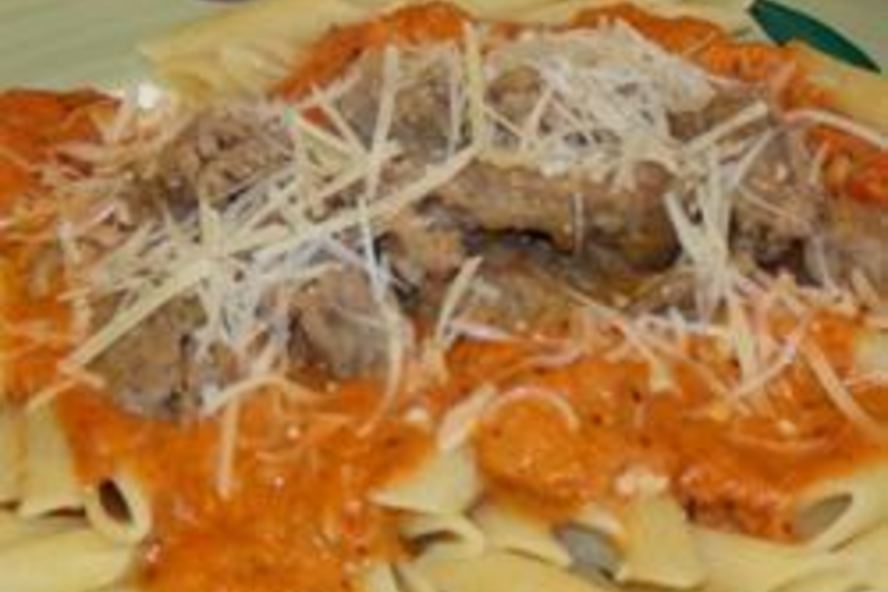 Рецепт пасты пенне с водкой