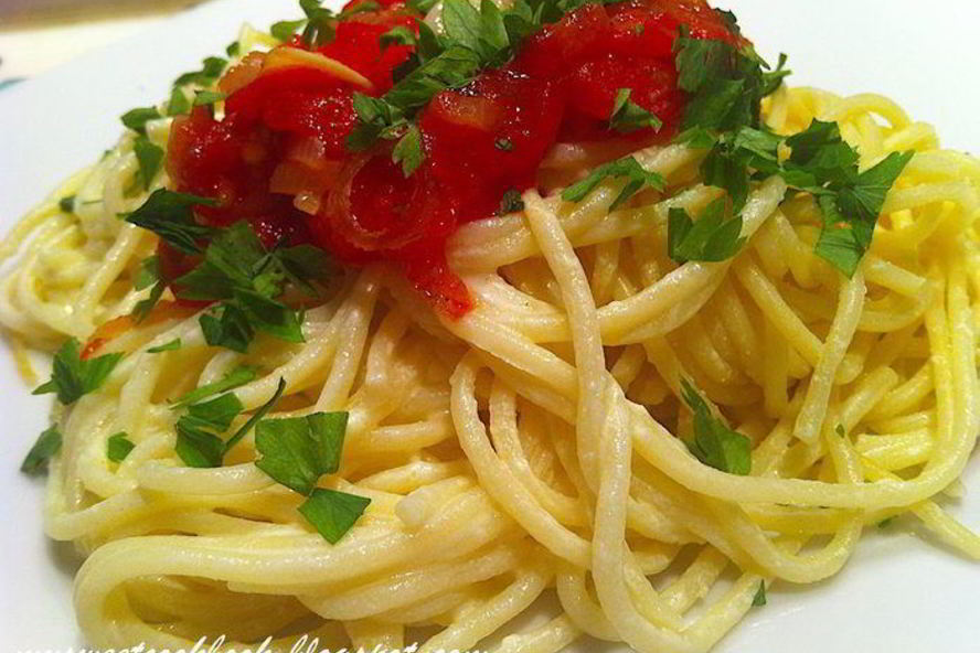 Рецепт спагетти с водкой