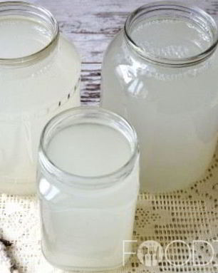 Березовый квас с ячменем