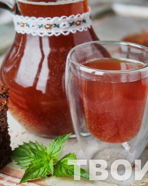 Домашний квас из ржаного хлеба