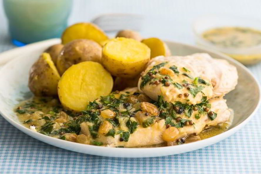 Рецепт куриной грудки, пошированной в квасе