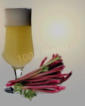 Квас из ревеня