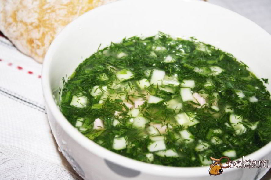 Рецепт окрошечки на квасе