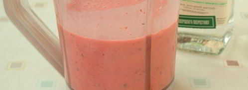 клубничный ликер со сгущенкой. Шаг 5