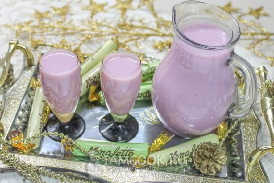 Рецепт вишневого ликера со сгущенкой