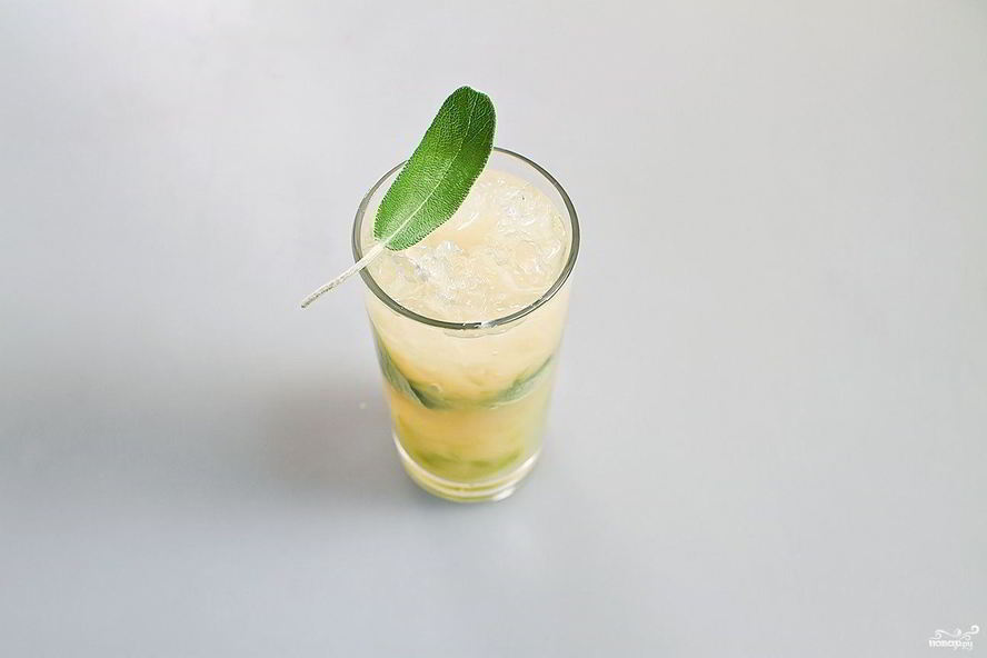 Рецепт грушевого лимонада с шалфеем