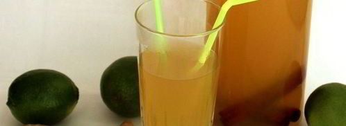 имбирно-лаймовый лимонад на основе зеленого чая. Шаг 4