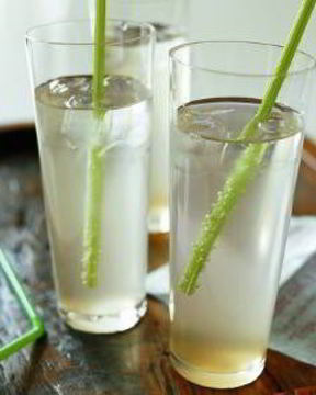 Имбирный лимонад с базиликом