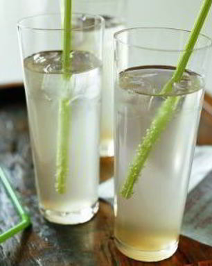 Имбирный лимонад с базиликом