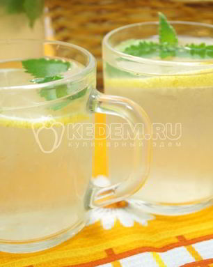 Лимонад из лимонов с мятой