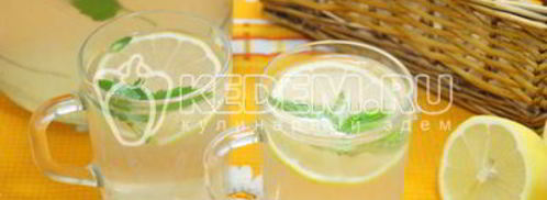 лимонад из лимонов с мятой. Шаг 7