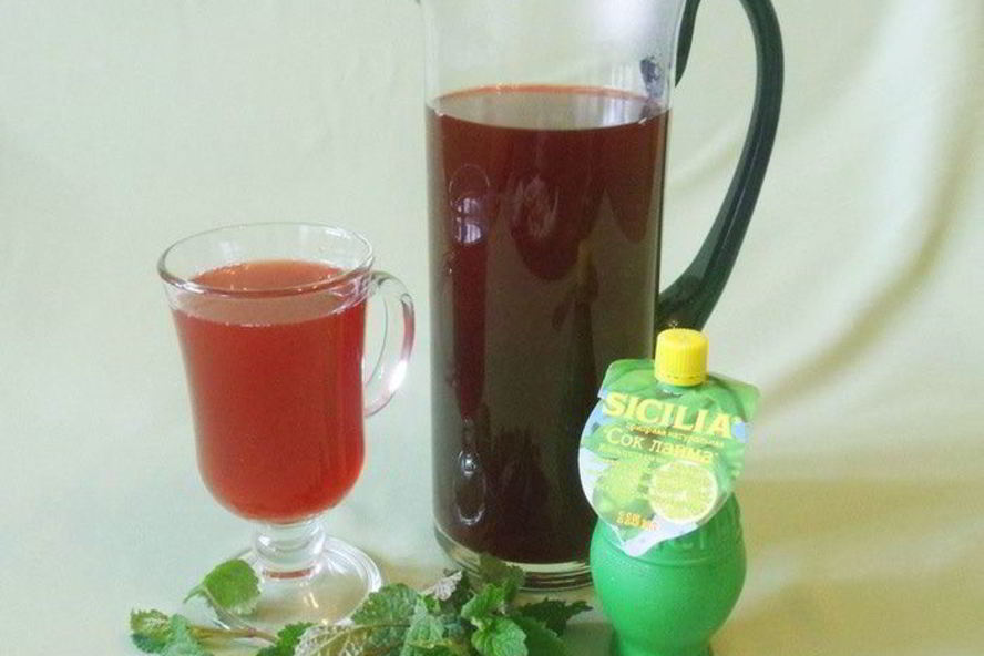 Рецепт вишневого лимонада с лаймом