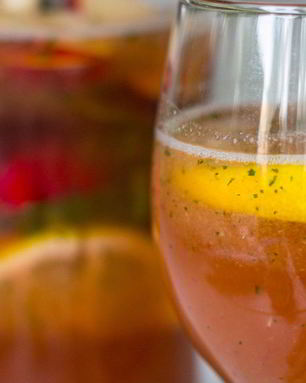 Яблочный лимонад с мятой