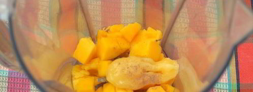 манговый коктейль. Шаг 3