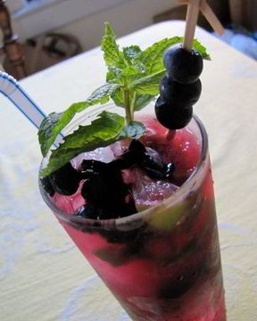 Черничный Мохито