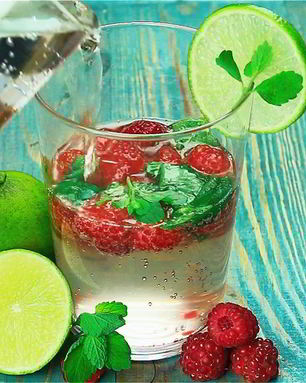 Малиновый мохито