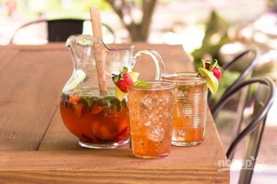 Рецепт мохито безалкогольного клубничного