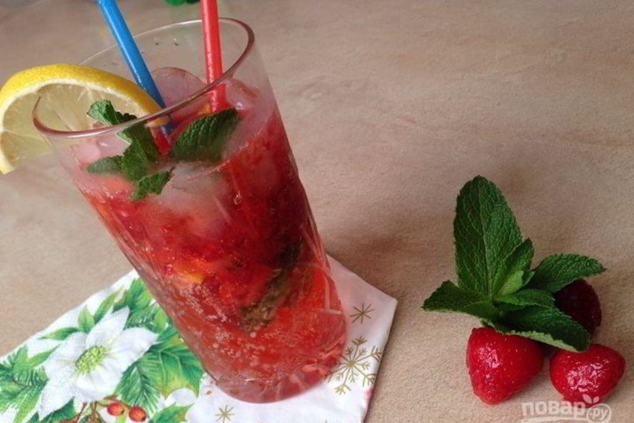 Рецепт мохито с клубникой