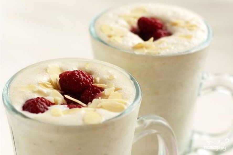 Рецепт бананова-молочного коктейль