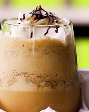 Кофейно-молочный коктейль с шоколадом