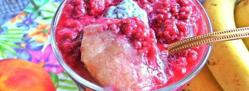 коктейль-десерт на основе молока и фруктов. Шаг 16