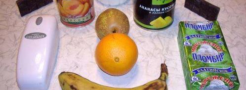 коктейль молочный с кусочками фруктов и шоколада. Шаг 6