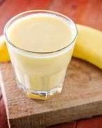 Коктейль Молочный с мороженым и бананом