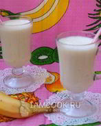 Молочно-банановый коктейль