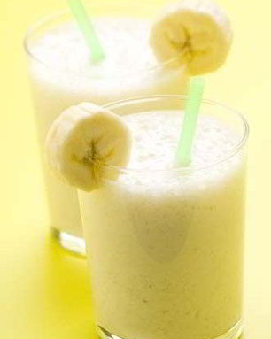 Молочный банановый коктейль