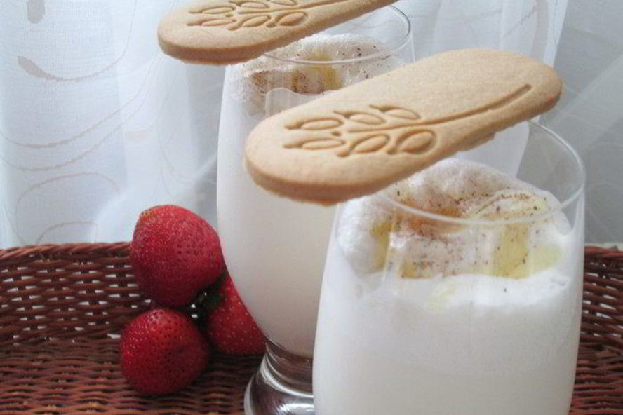 Рецепт молочного коктейля из пломбира с имбирем